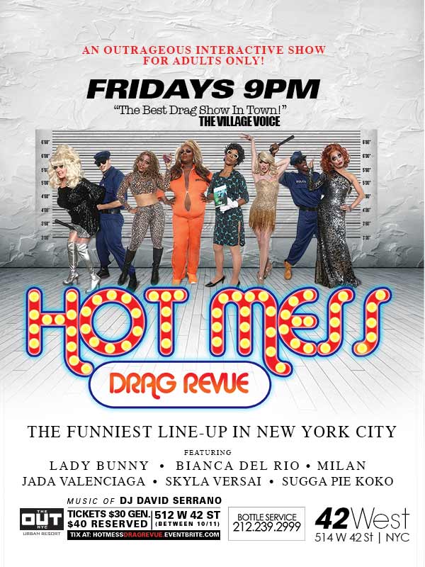 Start the Weekend with the Hot Mess Drag Revue