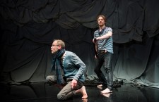 Louis Butelli and Christopher Tierney  star in Jon Fosse's I AM THE WIND, translated by Simon Stephens, directed by Paul Takacs and produced by The Shop, at 59E59 Theaters.  
Photo by Cherylynn Tsushima