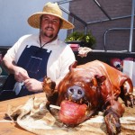 Knob Creek Pairs Up with Chef Symon for An Unforgettable Pig Roast