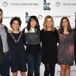 Amy Poehler, Illana Glazer and Abbi Jacobson arrive at The Paley Center for Media during New York Comedy Festival for their panel “Id Isn’t Always Pretty: An Evening with Broad City” on November 9, 2014 in New York City. Photo credit: The Paley Center for Media
