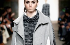 A model walks the runway wearing All Comes From Nothing at Nolcha Shows During New York Fashion Week Women's Fall/Winter 2016 Presented By Neogrid at ArtBeam on February 15, 2016 in New York City.