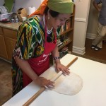damira rolling dough