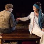 L to R – Alok Tewari (as Abu), Jacqueline Antaramian (as Umm)
