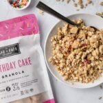 Creative in the Kitchen with Safe + Fair Birthday Cake Granola